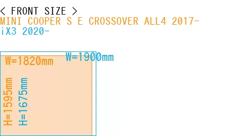 #MINI COOPER S E CROSSOVER ALL4 2017- + iX3 2020-